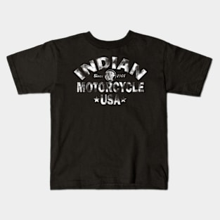 Indian motorcycle great usa vintage Kids T-Shirt